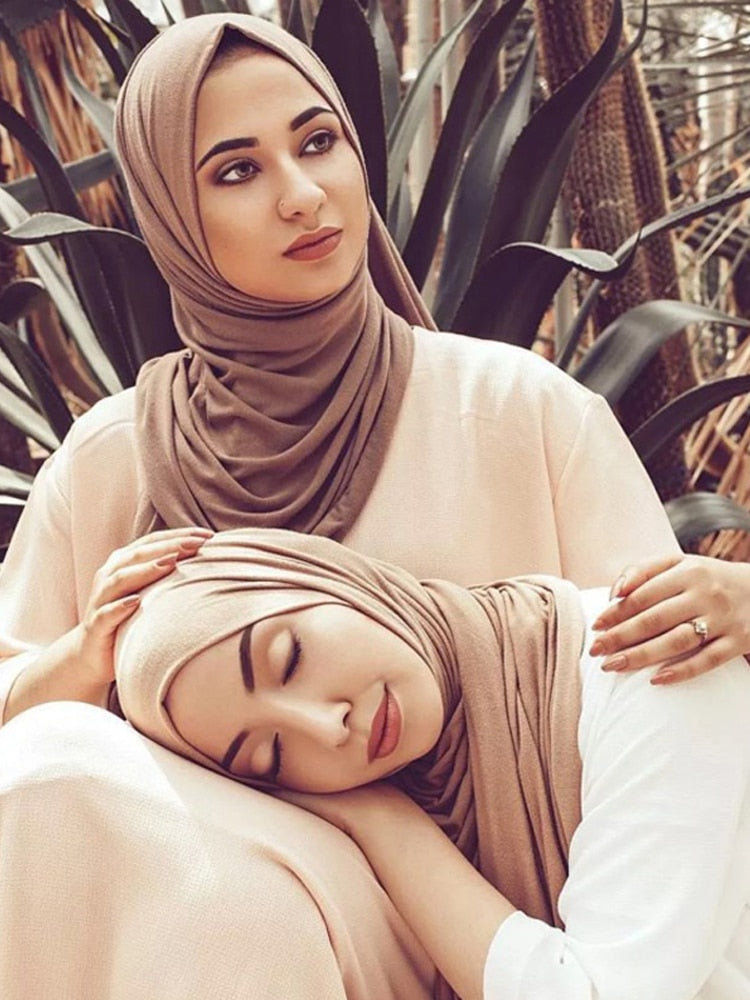Plain Soft Turban Head wrap 170x55cm