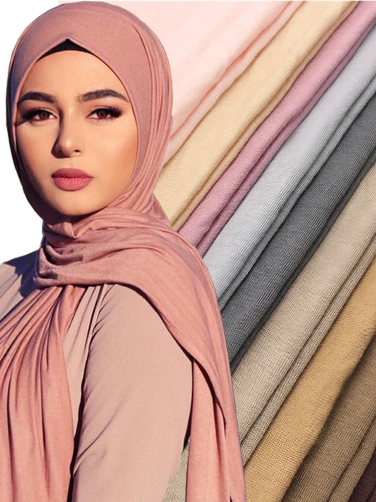 Plain Soft Turban Head wrap 170x55cm