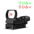 Hot 20mm Rail Riflescope Hunting Optics Holographic Red Dot Sight Reflex 4 Reticle Tactical Scope Collimator Sight