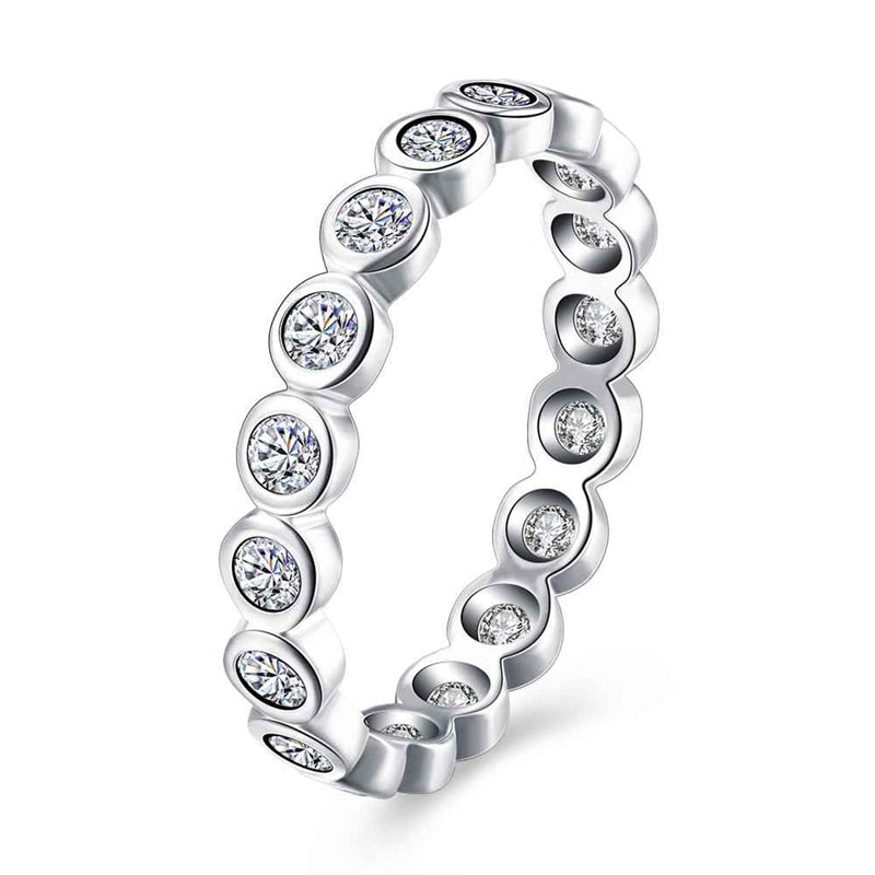 Silver Engagement Ring