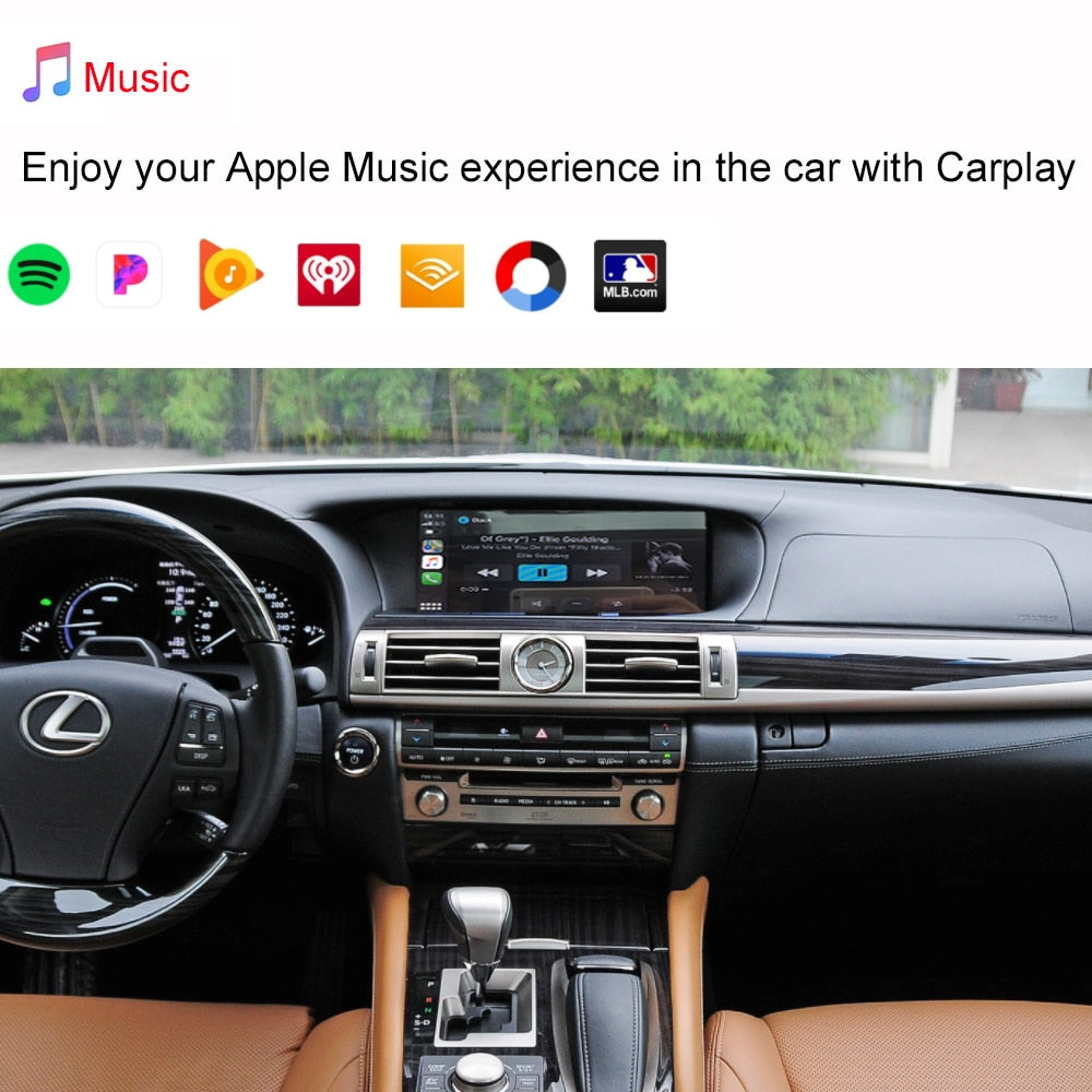 Wireless Apple CarPlay For Lexus LS ES NX IS CT 2014-2020 With Mirror Link AirPlay Car Play Android Auto Interface Functions