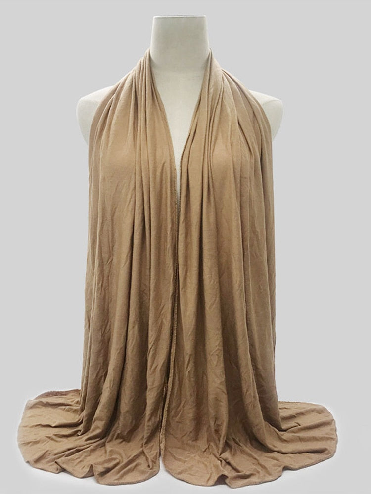 Plain Soft Turban Head wrap 170x55cm