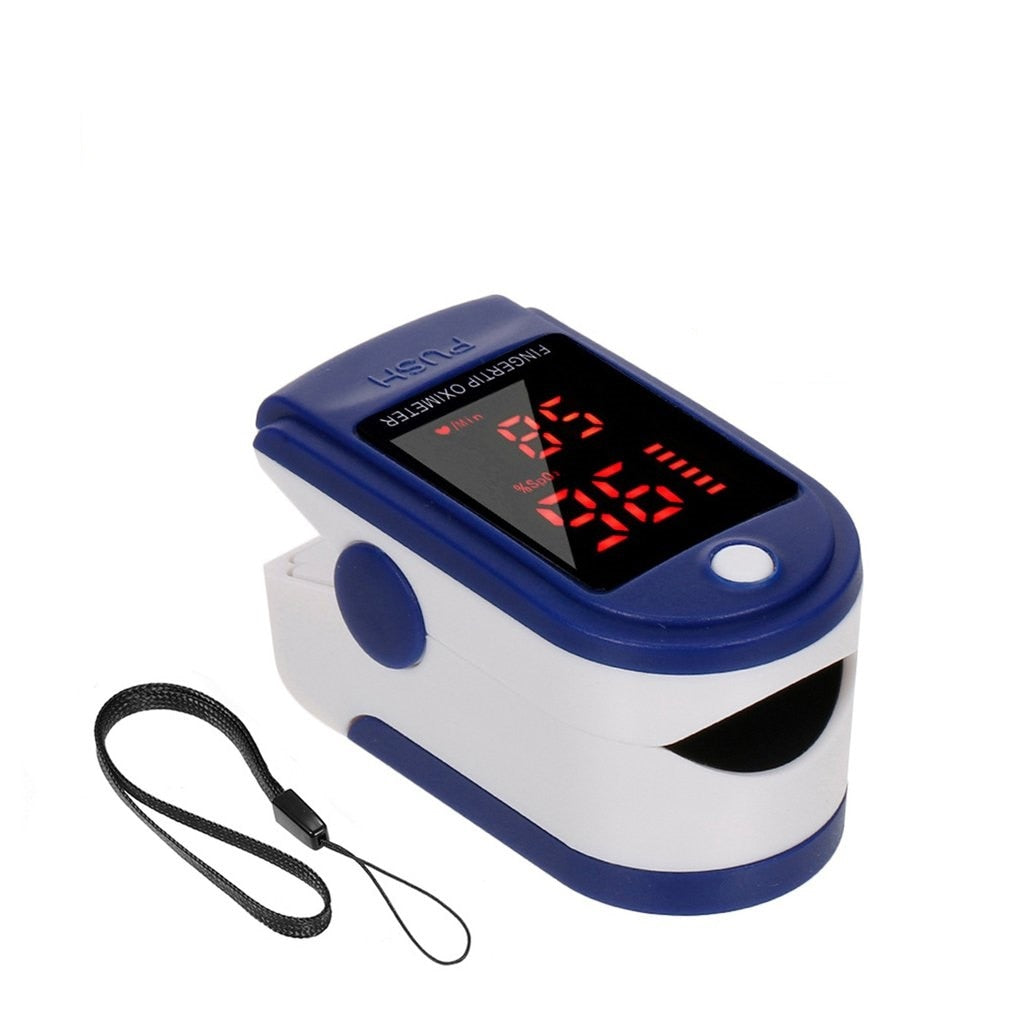 Medical Digital Finger Oximeter Pulse Oximeter LED Screen Finger Clip SPO2 PR Heart Rate Monitor Blood Oxygen Saturation Monitor