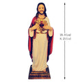 Zayton Jesus Statue Sacred Heart Figure Resin Sculpture Savior Figurine Catholic Christian Religious Gift Home Chapel Decoration