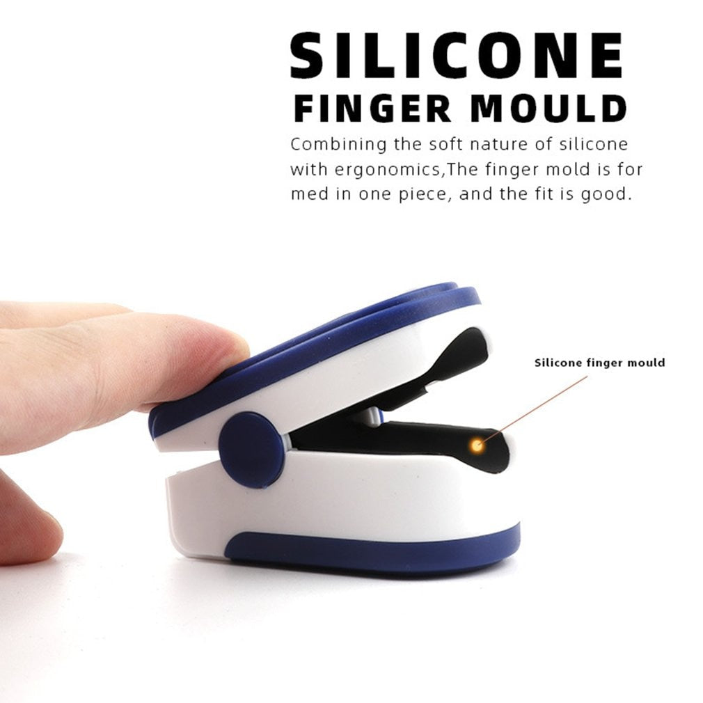 Medical Digital Finger Oximeter Pulse Oximeter LED Screen Finger Clip SPO2 PR Heart Rate Monitor Blood Oxygen Saturation Monitor